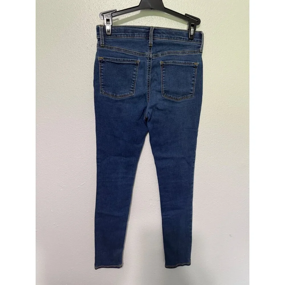 Old Navy Rockstar Super Skinny Jeggings Blue Denim Girls 12 - Picture 2 of 3
